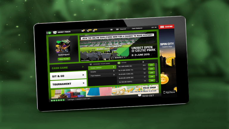 Unibet.ee pokker ekraanipilt 2